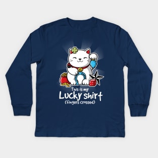 Lucky shirt Kids Long Sleeve T-Shirt